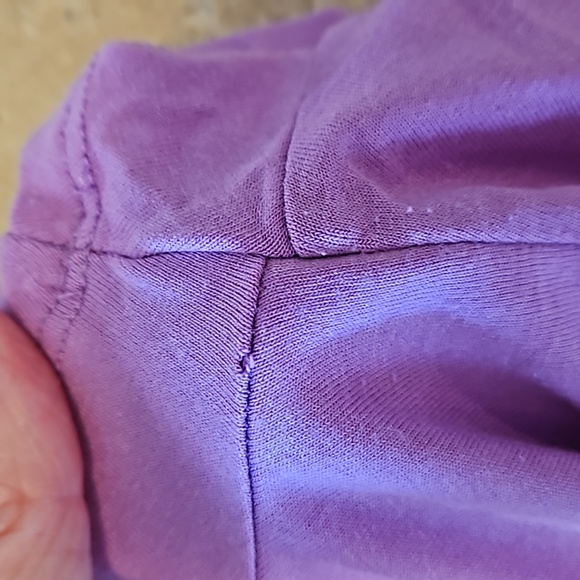 Willi Smith Purple Top Shirt Blouse Size M Medium - Picture 16 of 16